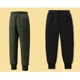 thumbnail image 6 of SUXIAN Kids Pants Baby Winter Snow Down Lightweight Trousers For Boys Girls Warm Comfortable Army Green 150, 6 of 6