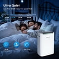 thumbnail image 4 of MF Studio 14.5 Pints Dehumidifier for Basement, Cover Up to 4500 Sq. Ft Home Space with Drain Hose, 0.58 Gal Water Tank, Overflow Protection, Auto Defrost & Drain, White, 4 of 12
