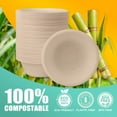 thumbnail image 6 of 500 Count 12 oz Paper Bowls, Disposable  Bowls ,  Biodegradable Bagasse Bowl for Snacks, Soup, and Salads,, 6 of 6