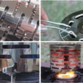 thumbnail image 5 of Portable Gas Camping Stove, Mini Metal Heater with Handle, Stainless Steel Outdoor Heater for Tents, Compatible with Camping Gear, 5 of 5