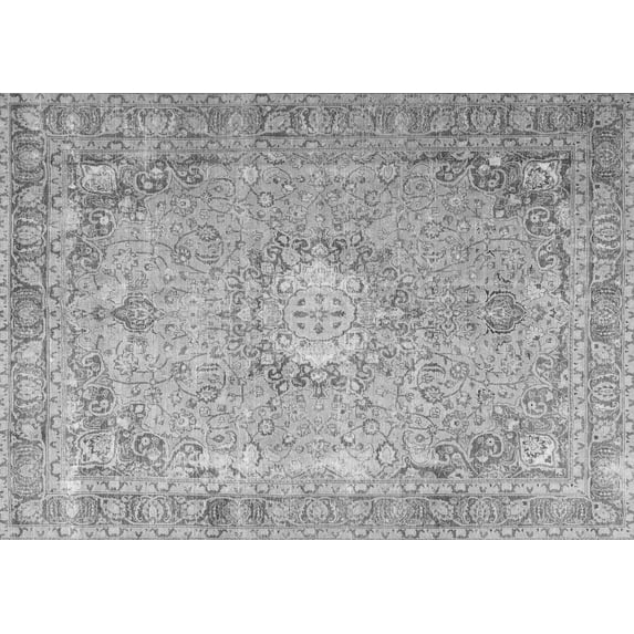 Ahgly Company Indoor Rectangle Persian Gray Traditional Area Rugs, 3' x 5'