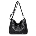 thumbnail image 1 of Bolso de mujer de mediana edad y mayor Bolso bandolera de cuero suave Mochila informal de mujer de mediana edad con múltiples compartimentos para mujer, 1 of 6