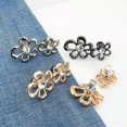thumbnail image 2 of Ywmsfl Rhinestones Flower Waist Tightener Multipurpose Waist Cinching Clip For Various Fabrics Easy Clip Fasteners for Pants 6P, 2 of 9