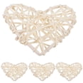 thumbnail image 5 of a refined and engaging product description based on your input:\n\n \n\n**4pcs Heart Shaped Rattan Hanging Balls – Handmade Decorative Ornaments for, 5 of 5