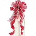 thumbnail image 2 of Christmas Tree Topper,34x12 Inches Large Toppers Bow with Glitter Satin Mesh Streamer,Christmas Tree Topper for Christmas Home Decoration Wedding Birthday Party Thanksgiving Decor, 2 of 5