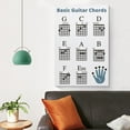 thumbnail image 3 of Beginner Guitar Poster Basic Chords Sheet Learn to Play Guitar Poster New Years Resolution Canvas Wall Art Posters, 3 of 6