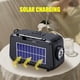 thumbnail image 5 of Altavoz Bluetooth, audio Bluetooth para exteriores, altavoz solar Bluetooth, radio portátil para exteriores, subwoofer con luces LED, altavoces estéreo Bluetooth de alto volumen, 5 of 7