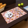 thumbnail image 2 of Placemat, Pioneer Flower Floral Print Pattern Place Mats Table Mat Set Of 2, PVC Washable Placemats for Party Kitchen Dining Decoration, 18x12 Inch, Fade Resistant, 2 of 6