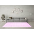 thumbnail image 3 of Ahgly Company Indoor Round Solid Pink Modern Area Rugs, 6' Round, 3 of 4