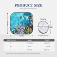 thumbnail image 3 of Bingfone Corals And Tropical Fish Print 2-Piece Sun Shade Front Windshield - Foldable Car Front Window Sunshades For Most Sedans Suv Truck - Medium, 3 of 7