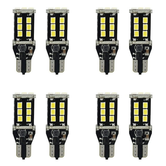 8X Super Bright White Canbus Led Bulb for Car Backup Reverse Light 912 921 T15 W16W