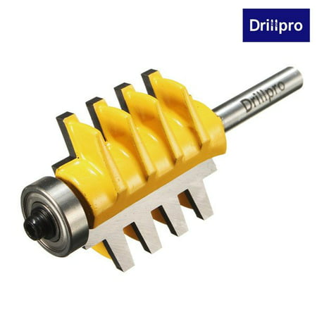 1/4'' Shank Yellow Reversible Finger Joint Glue Joint Groove Router Bit Router Bit Woodworking