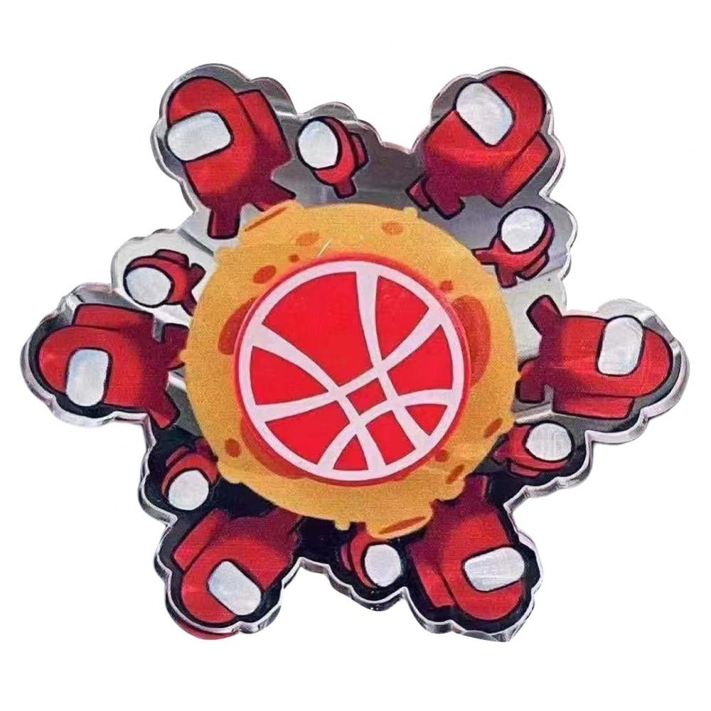 3D Cartoon Finger Spinner Plastic Fingertip Gyro Stress Relief Spiral Twister Toy Relief Stress Concentration Toy for Kids Liery Running Fidget Spinner