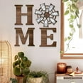 thumbnail image 7 of LAMIRO 4Pcs Windmill Wall Decor Wooden Home Letters Decoration Rustic Farmhouse Home Hanging Wood Sign Farmhouse Wall Decor for Living Room Kitchen Bedroom Porch (Brown), 7 of 7
