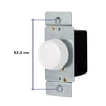 thumbnail image 2 of Atenuador de luz giratorio, Standard, blanco, Volteck Volteck DIM-SB, 2 of 3