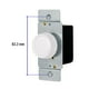 thumbnail image 2 of Atenuador de luz giratorio, Standard, blanco, Volteck Volteck DIM-SB, 2 of 3