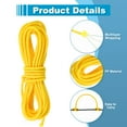 thumbnail image 3 of Uxcell Archery D Loop Rope String Nocking Loop Rope Serving Thread Release Material for Compound Yellow, 3 of 7