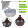 thumbnail image 4 of Muyoka Difusor de aceite esencial Humidificador de niebla de 300 ml con difusor de aromaterapia ultrasónico de luz nocturna de 7 colores Muyoka Hogar, 4 of 7