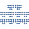 thumbnail image 1 of 10 Uds KF301PCB Montaje Tornillo Bloque Terminales Conector Paso 5 0mm (2P) Azul, 1 of 4