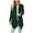 Dark Green, variant on Women's Draped Front Open Cardigan Casual Long Sleeve Lightweight Cardigans Sweaters Duster