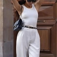 thumbnail image 3 of 3 Pcs Womens Leather Thin Belts Fashion Skinny Belt for Jeans Dresses, 3 of 11