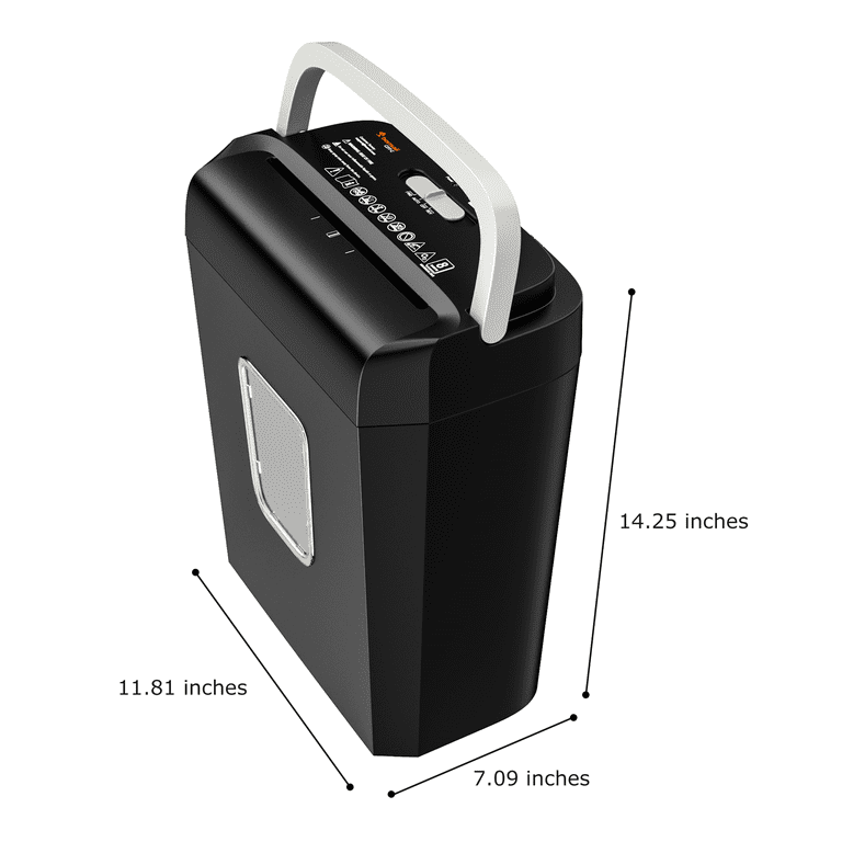 Bonsaii 8-Sheet Cross-Cut Paper Shredder, P-4 Security, Shreds