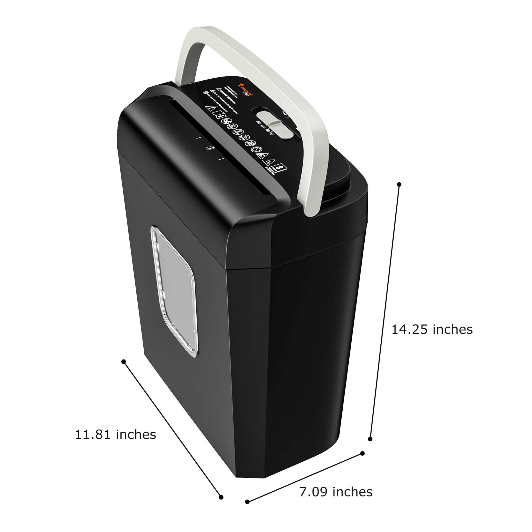 Bonsaii C277-C 8-Sheet Cross-Cut Paper Shredder photo 2