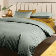 Fez Jacquard Duvet Set, Grey