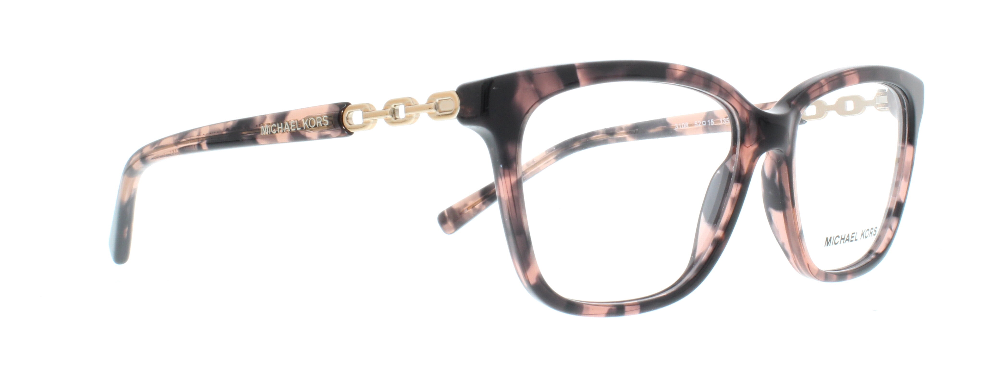 michael kors glasses pink tortoise