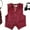 Burgundy, variant on Yumcute 3 Piece Boys' Formal Suit Vest Set with Bowtie and Tie