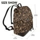thumbnail image 2 of Fotbe Brown Camouflage Skull Mochila Bolso con Estampado para Mujer, Mochila Antirrobo de Nylon Impermeable, Bolsa Ligera de Hombro, 2 of 4