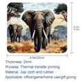thumbnail image 5 of Elephant Square Gaming Mouse Pad Desk Mat, 8.3x9.8 Inch, Non-Slip Rubber Bottom, Printed, Suitable for Office and Gaming, 5 of 6