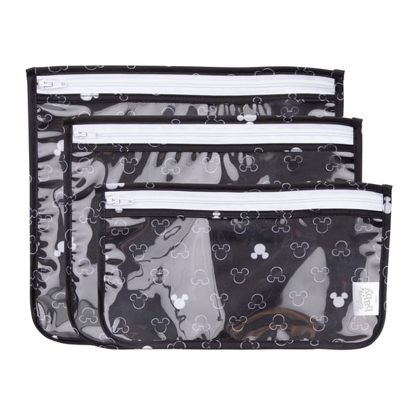 Bolsa de viaje Bumkins Disney Toiletry aprobada por la TSA, juego de 3