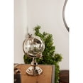 thumbnail image 3 of DecMode 7" Silver Globe with Tiered Base, 3 of 9
