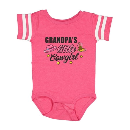 

Inktastic Grandpas Little Cowgirl with Cowgirl Hat and Boots Gift Baby Girl Bodysuit