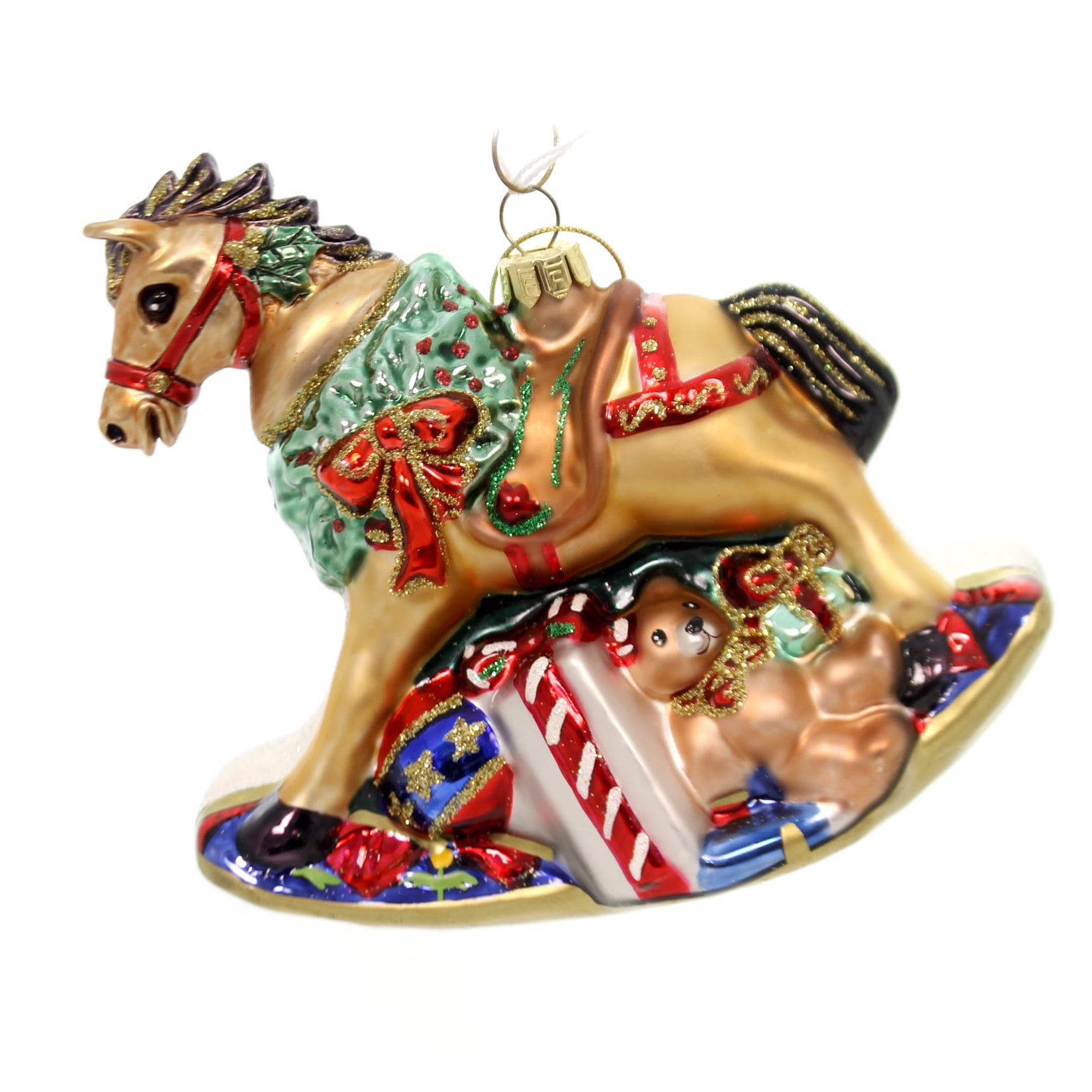 fitz and floyd santa on horse