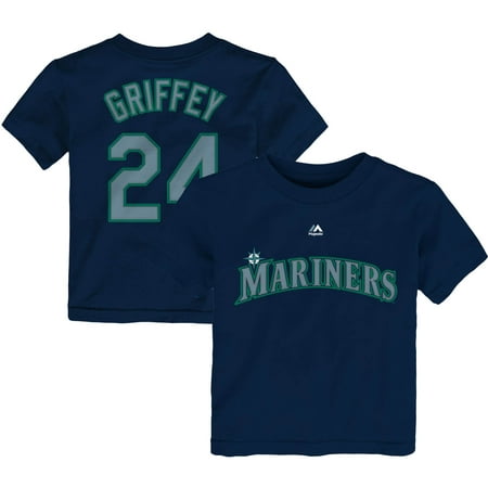 Ken Griffey Jr. Seattle Mariners Majestic Toddler Player Name & Number T-Shirt -