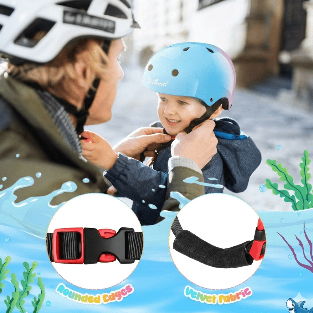 Kids Bike Helmet, Boys Girls Helmets, Toddler Helmet Skateboard Bicycle Helmet for Kids Ages 3-8 , Adjustable Multi-Sport Helmet