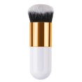 thumbnail image 2 of Makeup Brush Soft Bristles Cute Stylish Portable Cosmetic Brush Professional Makeup Tools White Gold, 2 of 4