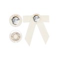 thumbnail image 3 of INSPIRE CHIC Nœud Papillon pour Femmes Accessoires Unisexes Col Épingle Blanc, 3 of 4