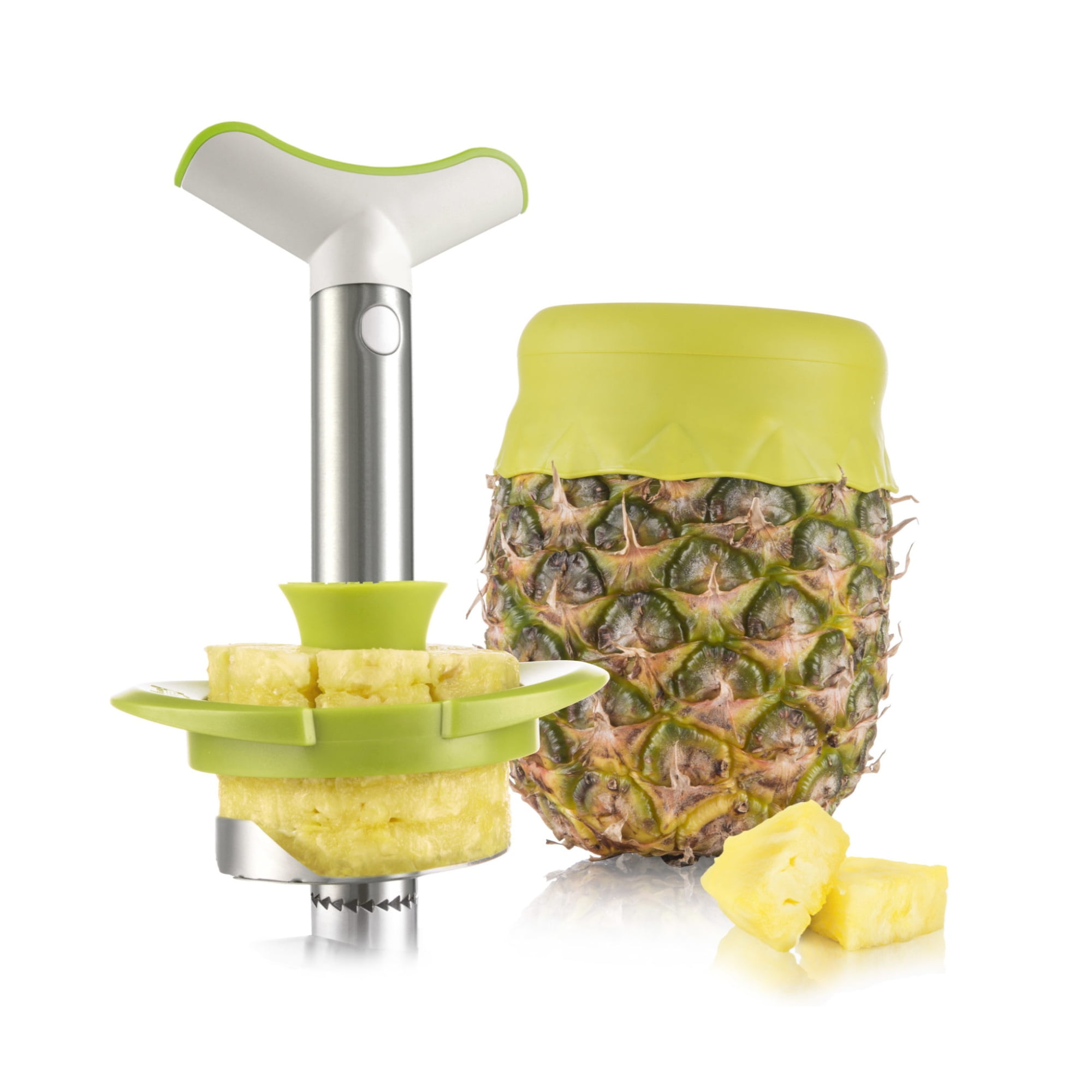 Pineapple Slicer Stainless Steel with Wedger Deluxe (Includes silicone