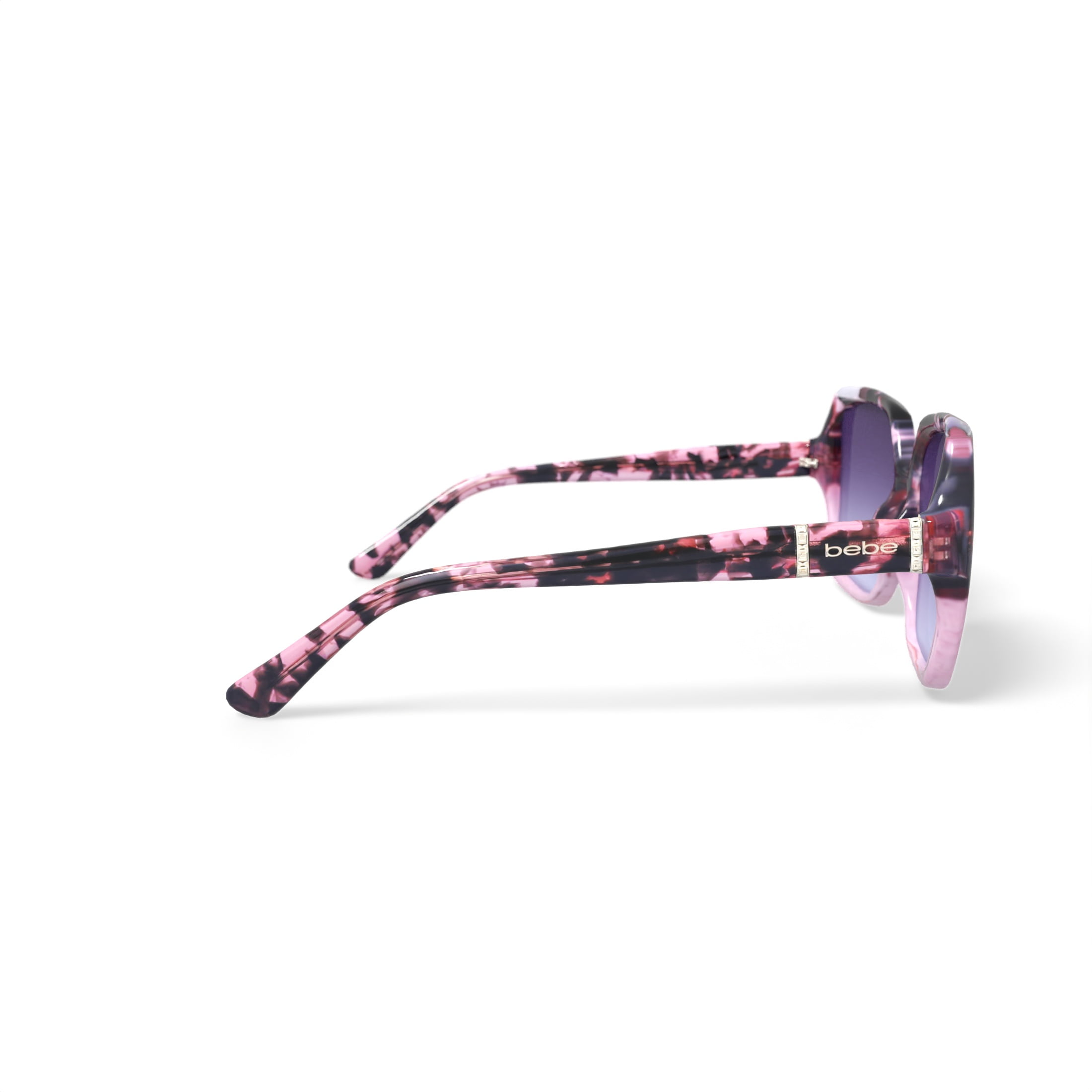 bebe Women's Rx'able Fashion Sunglasses, BBOS1002, Pink Tortoise, 57-19-140, with Case