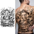 thumbnail image 1 of Etiquetas Engomadas Del Tatuaje Tatuajes falsos de dioses Tatuajes de hombro desechables Fuente de fiesta de moda para la espalda del cuerpo Tmvgtek Libre de BPA, 1 of 3
