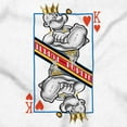 thumbnail image 2 of Popeye King of Hearts Playing Card Women's T Shirt Ladies Tee Brisco Brands S, 2 of 5