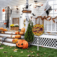 thumbnail image 2 of Eveokoki Halloween Yard Sign Bugs And Kisses Decorations Yard Signs Decorative Garden Stakes Aluminum Outdoor Lawn Signs for Halloween Party Yard Lawn Garden Decorations, 2 of 6