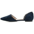thumbnail image 3 of Journee Womens Jezlin Slip On Almond Toe Ballet Flats, Widths Available, 3 of 10