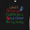 thumbnail image 4 of Inktastic Rock Climber Like Daddy Boys or Girls Baby T-Shirt, 4 of 5