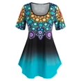 thumbnail image 1 of TIENDA PLUS OMBRE DOTS TUNE DE LA TUNE Rosegal Camisetas tallas grandes, 1 of 5