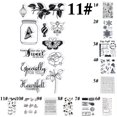 thumbnail image 2 of Timbre Transparent DIY Motifs Assortis Transparent Timbre en Silicone Timbre Décoratif, 2 of 2