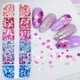 thumbnail image 2 of Lentejuelas redondas mezcladas brillantes para uñas, copos de brillo circulares iridiscentes para puntas de manicura, accesorios de decoración de Arte de uñas DIY, 12 cuadrículas, 2 of 4